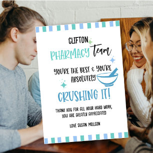 Carte Équipe de pharmacie merci