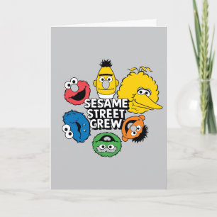 Carte Équipe de Sesame Street