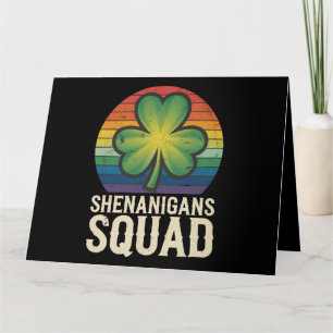 Carte Équipe de Shenanigans tenue assortie pour la St Pa