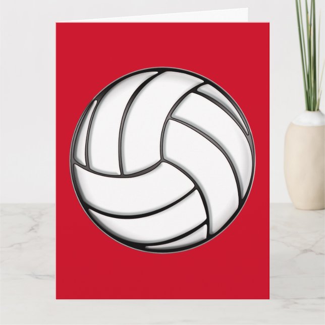 Carte Équipe de volleyball se tirer bien Bientôt Teammat (Devant)