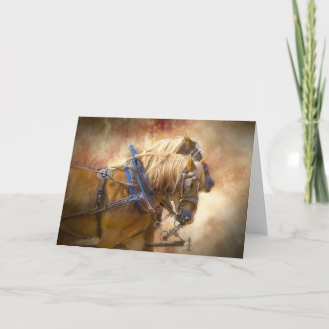 Carte Équipe d'ébauche en art numérique de harnais (Devant)