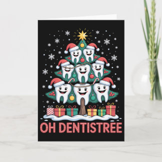 Carte Équipe dentaire de Noël Oh Dentistree