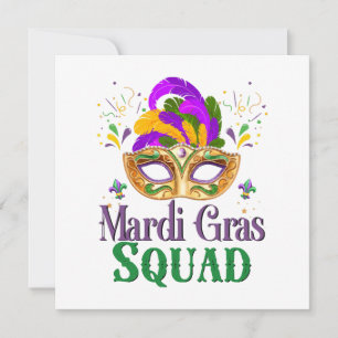 Carte Équipe Mardi Gras