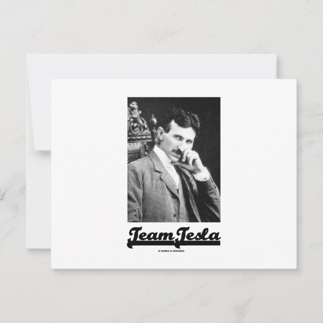 Carte Équipe Tesla (Nikola Tesla) (Devant)