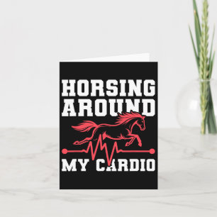 Carte Équitation cavalier - Horseback Ekg