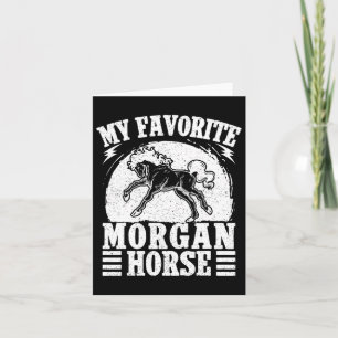 Carte Équitation équitation Favori Morgan Horse Rider