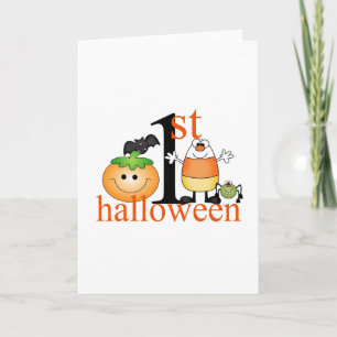 Carte Ęr Halloween du bébé