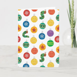 Carte Eric Carle   Caterpillar Motif de Noël