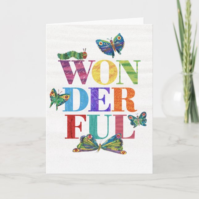 Carte Eric Carle | Merveilleux (Devant)