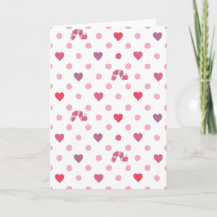 Carte Eric Carle   Valentine Heart Polka Dot Motif
