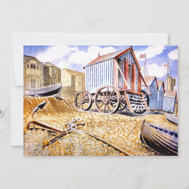 Carte Eric Ravilious - Adelburgh (Devant)