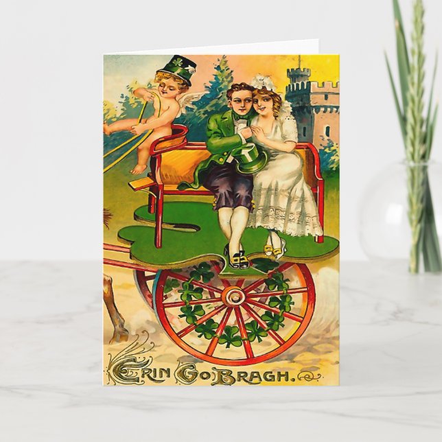 Carte Erin Go Bragh - Irish Couple St. Patrick's Day (Devant)