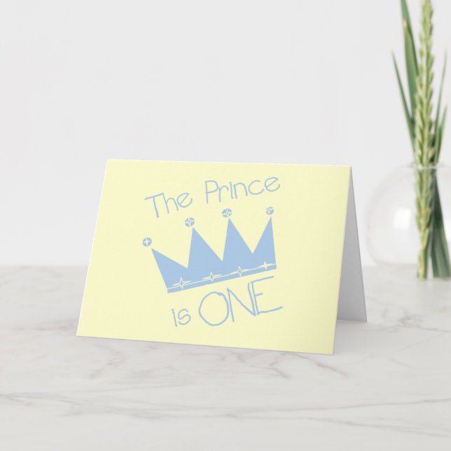 Carte Ęrs T-shirts et cadeaux d'anniversaire de prince (Devant)
