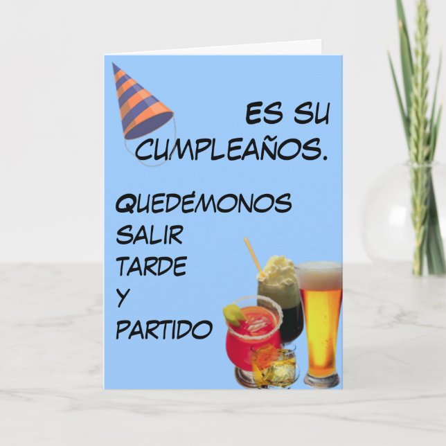 Carte Es su cumpleaños. (Devant)