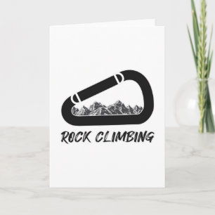Carte Escalade Rock Mountains Climber Climber Randonnée 