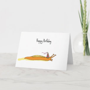 Carte Escargot de fête
