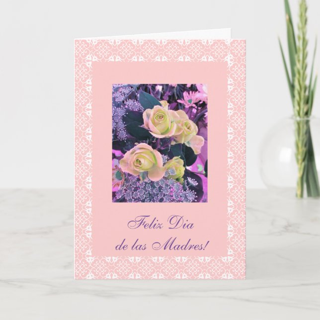 Carte Espagnol : Mother's day / Dia de las madres (Devant)