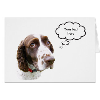 Carte Espagnol Springer Anglais Personnalisée
