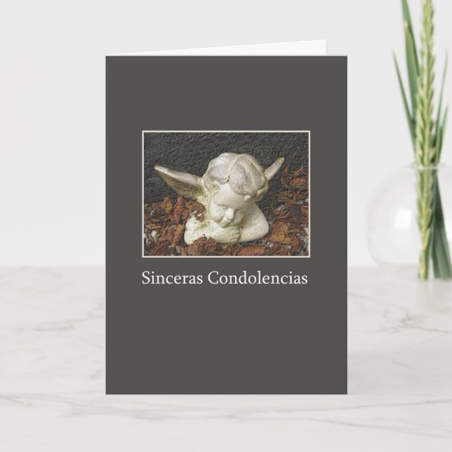 Carte Espagnol Sympathy Guardian Angel (Devant)