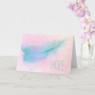 Carte Espérance Encouragement du soutien au cancer