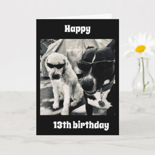 Carte ESPÉREZ QUE VOTRE 13e ANNIVERSAIRE EST LE "PLUS CO