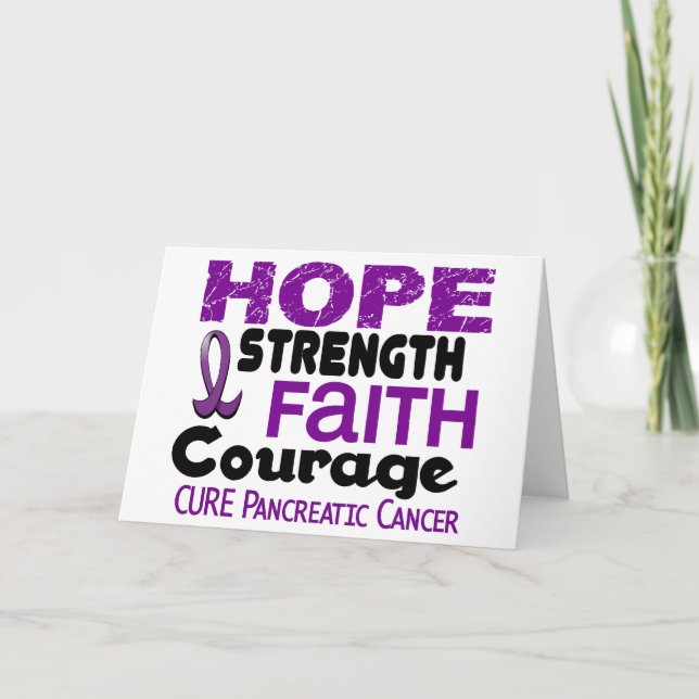 Carte ESPOIR 3 de Cancer pancréatique (Devant)