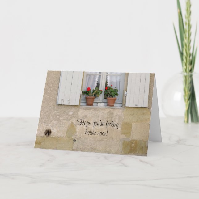 Carte Espoir que vous vous sentirez mieux bientôt ! (Devant)