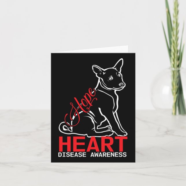 Carte Espoir - Sensibilisation aux maladies cardiaques (Devant)