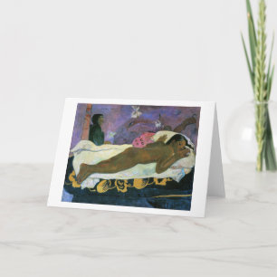 Carte Esprit de l'observation des morts, Gauguin