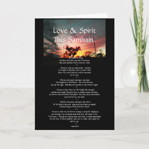 Carte Esprit de Samhain