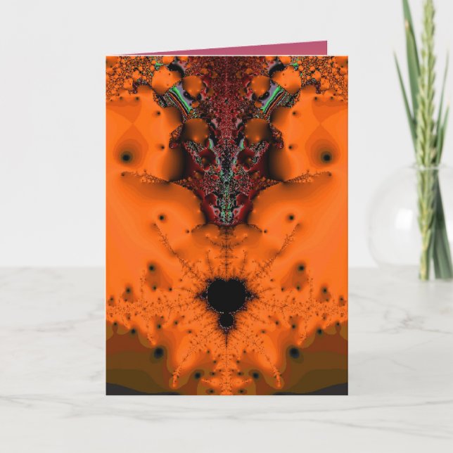 Carte Esprit Halloween de vaudou (Devant)