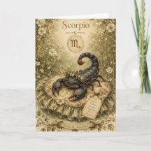 Essence florale vintage zodiaque - Scorpion