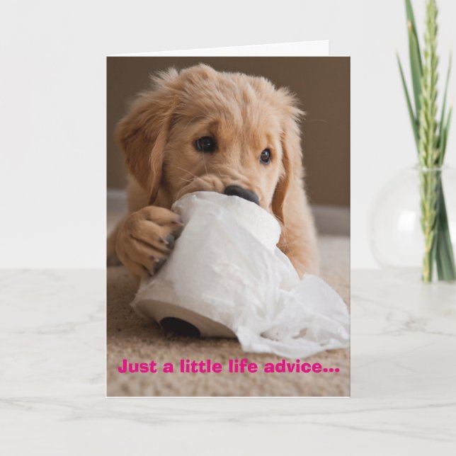 Carte Essuyez bien (Devant)