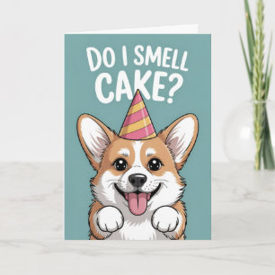 Carte Est-ce que je sens le gâteau
