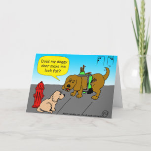 Carte Est-ce que ma chatière me fait paraître grosse des
