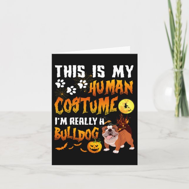 Carte Est-ce que mon costume humain Je suis vraiment un  (Devant)