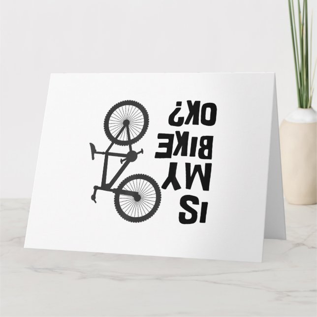 Carte Est Mon Vélo OK Funny VTT (Devant)