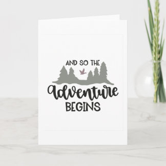 Carte Et donc l'aventure commence