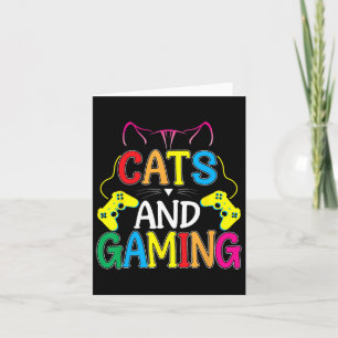 Carte Et jeu pour le joueur amateur de chats jeu vidéo j