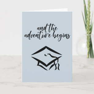 Carte Et l'aventure commence la graduation Casquette mod