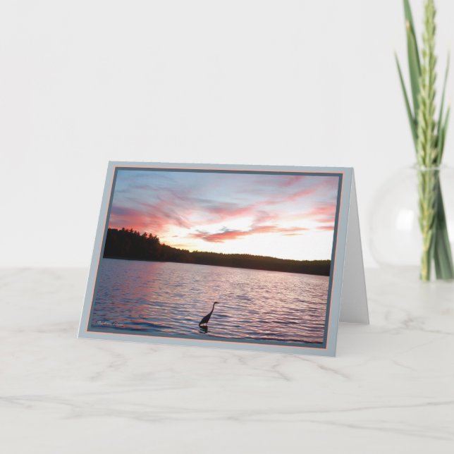 Carte Étang de Walden : Héron (Devant)