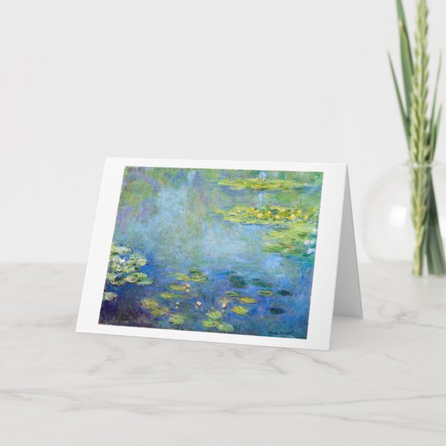 Carte Etang Lily, Monet (Devant)