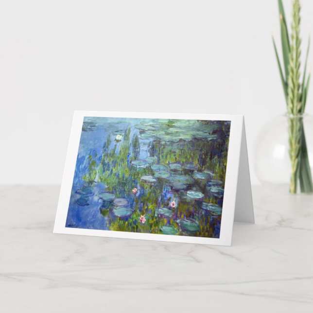 Carte Etang Lily, Monet (Devant)