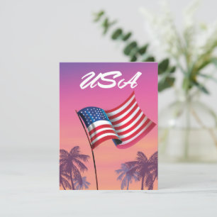 Carte États-Unis Bannière étoilée