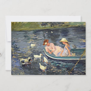 Carte Été deux   Mary Cassatt