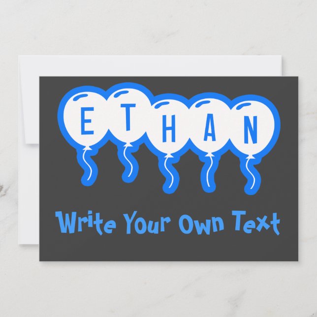 Carte Ethan (Devant)