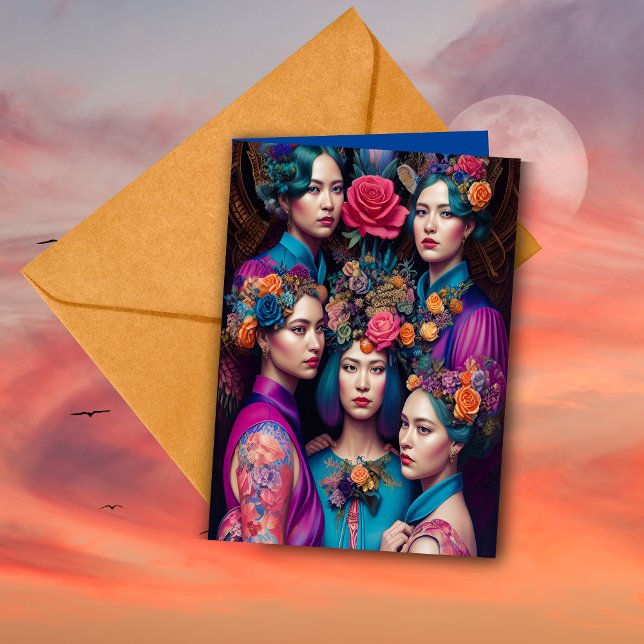 Carte Ethereal Bridesmaid Proposition Merci Imaginaire A (Créateur téléchargé)