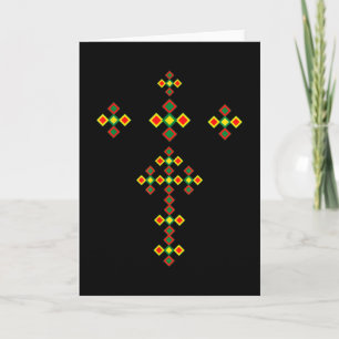 Carte Ethiopian Cross Art Ethiopian