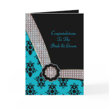 Étincelle bleue et noire d'Aqua de damassé de