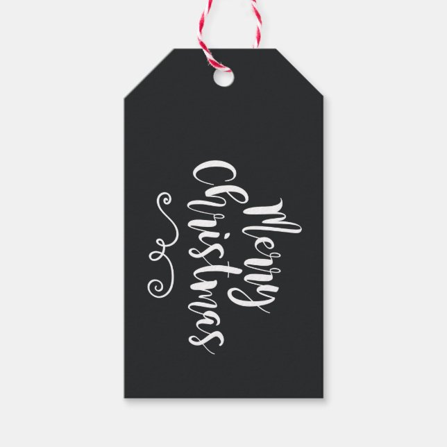 Carte Étiquette pour Cadeau Merry Carte de voeux (Devant)